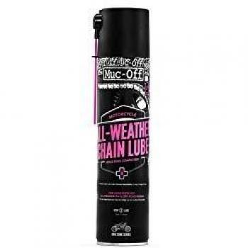 Muc-Off 637US - Lubricante para todo clima para cadena de motocicleta, 400 ml