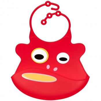 Bavoir en silicone souple pour bébé et tout-petit Bavoir avec ramasse-miettes