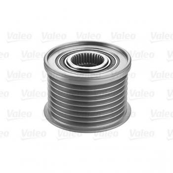 Polea de alternador VALEO 588101, tipo rueda libre, diseñada para sistemas de carga de vehículos, fabricada con materiales duraderos para asegurar un rendimiento óptimo y una larga vida útil