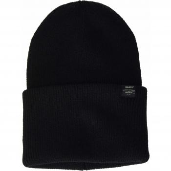 Gorro de Invierno Barts Haveno Beanie Negro para Hombre, Talla Única, Tejido Acanalado y Elástico
