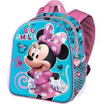 Mochila Basic Disney Minnie Mouse Big Smile Azul