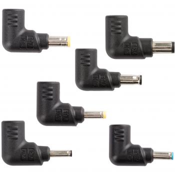 lvsun Universal adaptador cargador de alimentación para ordenador portátil punta – Portátil Conector – Enchufe de CC para Toshiba Dell Samsung y Fujitsu