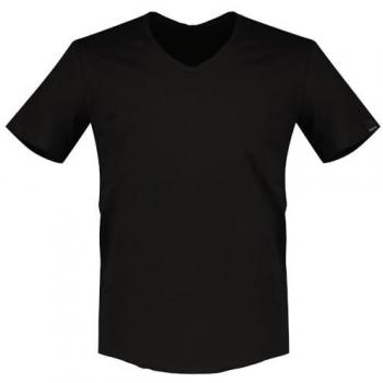 Camiseta de Hombre Replay de Manga Corta y Cuello en V Color Negro S
