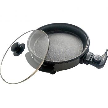 Multicazuela Eléctrica Sogo SS-10011 de 32 cm con Tapa de Cristal - 1500W