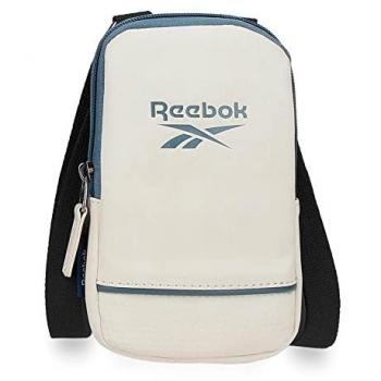 Bandolera Portamóvil Reebok Cincinnati Beige Adulto Piel Sintética 10,5x18x2 cm