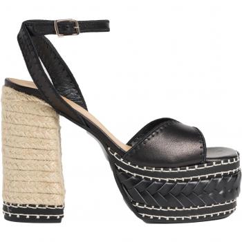 Sandalias de tacón Castañer Fiyi en piel negra