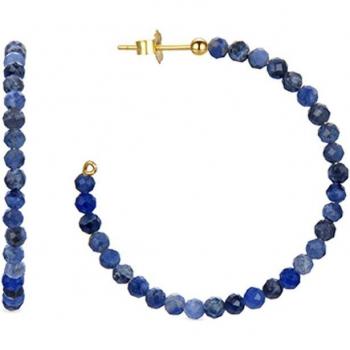Pendientes de plata de ley 925 bañados en oro Luxenter Rodie Trendcon