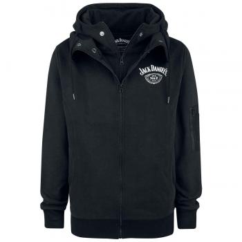 Jack Daniel's Double Hoodie Capucha con Cremallera Negro XXL
