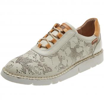Pikolinos Vera W4l, Zapatos de Cordones Derby para Mujer, Blanco