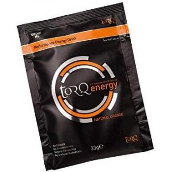 TORQ Unisex's Organic Energy Drink Single Serve Sachets, Orange, 15 x 33g