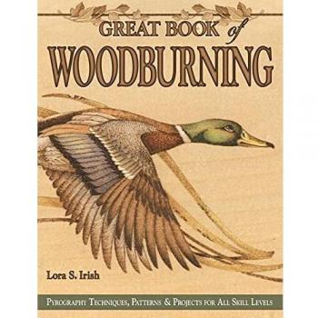 Great Book of Woodburning: Pyrography Techniques, Patterns and Projects for all Skill Levels