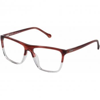 Loewe VLWA16M5301EV Monturas de Gafas, Streaked Light Brown, 55 Unisex