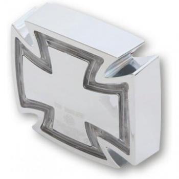 Highsider Luz Trasera LED Gothic Plata con diseño elegante, tecnología LED de alta visibilidad, fácil instalación, carcasa resistente y estilo retro