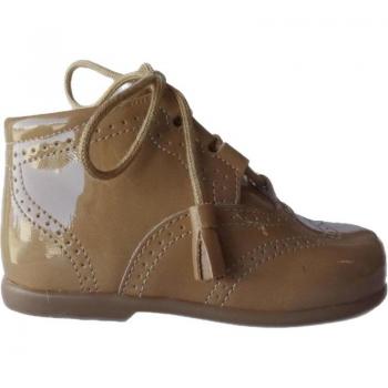 Zapatos de Niña Críos 43-190 Charol Camel
