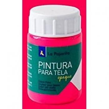 Pintura para Tela Opaque Tof-03 Rosa Fluorescente 35ML La Pajarita, Pintura de aplicación directa sobre tela