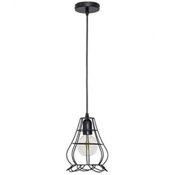 Colgante de metal Rustico Herraje 1 luz, Marron de Fabrilamp