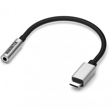 Adaptador USB-C a Audio 3.5 mm Jack Femenino Marmitek 0.15 m Negro
