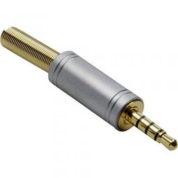 Conector Jack 3.5 mm Estéreo 4 Polos Oro
