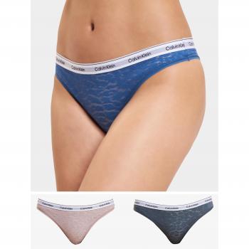 Calvin Klein - Pack de 3 bragas brasileñas de encaje