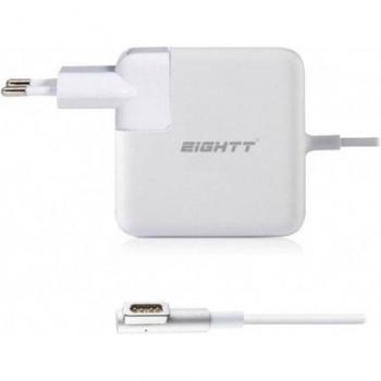 Cargador Eightt EA851 para Apple MagSafe 1, 85W, 18.5V-4.65A, Blanco