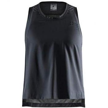 Craft Untmd Women's High Slit Black Tank Top