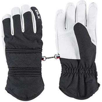 Trespass Derigi Womens Adjustable Lined Ski Gloves, Black, L