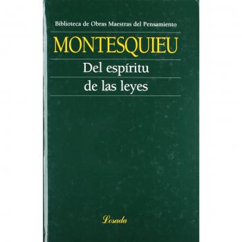 Del Espiritu De Las Leyes