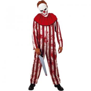 Disfraz de Payaso Tarado a Rayas para Hombre Rubie's