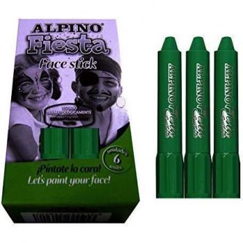 Maquillaje Alpino 5 Gramos 11cm 6 Unidades Verde