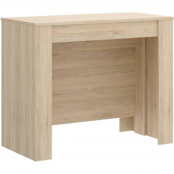 Consola extensible multiposición efecto roble 54/239x90h77 cm - Dmora