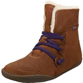 CAMPER Peu Women's Brown Smooth Leather Ankle Boots Size 41/10