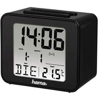 Hama Cube Reloj despertador digital Negro