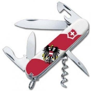 Victorinox Küchen-Offiziersmesser Spartan Austria Blister Gross - Navaja de Bolsillo, Color Blanco/Blanco