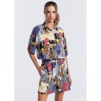 Mono corto estampado de Lois Jeans para mujer