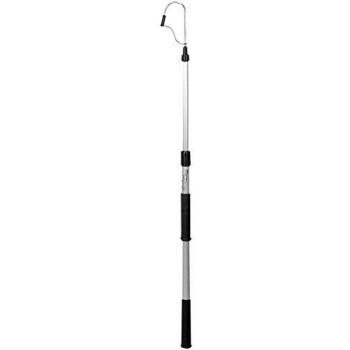 Croc de pêche téléscopique Ø30mm, L.830-1240mm, croc de Ø8mm x70mm Hook