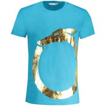 Trussardi Light Blue Cotton T-Shirt - XL
