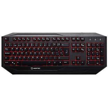 Hiditec | Teclado Gaming con Cable GK200 | Teclado Gamer de Membranas Retroiluminado LED | Teclado para pc Gaming | Estructura de Aluminio | N-Key Anti-Ghost | Color Negro