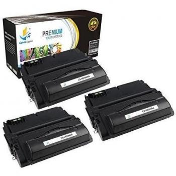 CatchSupplies reemplazo Q5945A Cartucho de tóner Negro 3 Pack para la serie HP 45A | 20.000 rendimiento | compatible con la impresora HP LaserJet M4345xs, M4345xm, 4345, 4345xm, 4345x, 4345xs modelos de impresoras.