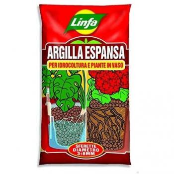Sustrato de Arcilla Expandida para Drenaje de Plantas - 10 Litros
