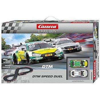 Carrera- Evolution DTM Speed Duel Circuito de Coches, Pista de 5.3m