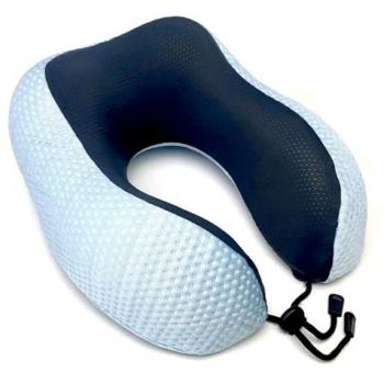 Almohada de Viaje Viscoelástica para Cuello y Cervical, Ideal para Oficina, Avión, Tren y Coche
