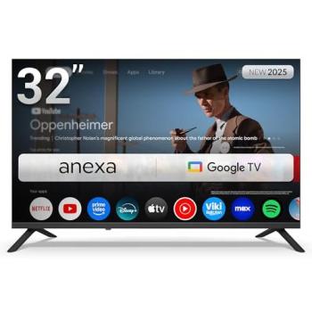 Televisor Smart TV 32 HD Ready con Google TV y Android 14 - Anexa SMART32C02HG