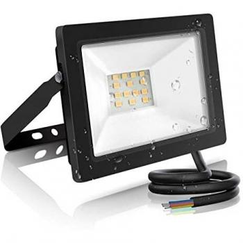 Aigostar Foco Led Exterior 10w,900LM Foco Proyector Led,IP65 Impermeable Luz de Seguridad,Blanco Natural 4000 K Floodlight Led, para Jardín, Patio,Garaje, etc.