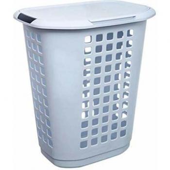 Cubo para Colada Blanco con Asas y Tapa - 63L de Capacidad