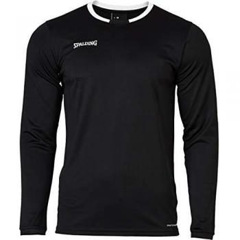 Spalding Training Longsleeve Sudadera, Hombre, Black/White, 152