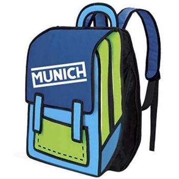 Munich 2D Mochila Tipo Casual, 35 cm, 10 litros, Azul