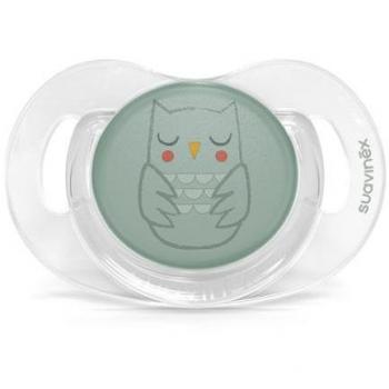 Suavinex Chupete Premium Fisiológico SX Pro Bonhomia Silicona 0-6M Búho Verde