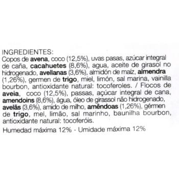 GRANOVITA Muesli Crujiente Frutos Secos Cereales, 750 gr