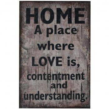 Lienzo 1 pieza HOME A PLACE 40x60-Unica
