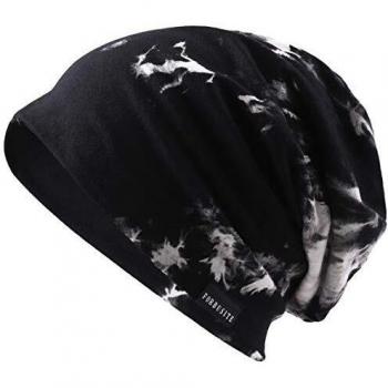 VECRY Hombre Gorros de Punto Slouch Beanie Thin Summer Cap Gorra de Calavera